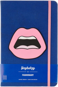 Yazbukey X Fashionary C'est Ahh Pink Ruled Notebook A5 - Fashionary