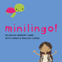 Minilingo Greek / English Bilingual Flashcards : Bilingual memory game with Greek & English cards - Worldwide Buddies