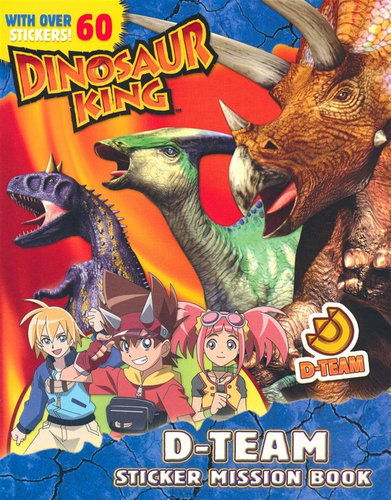 Dinosaur King D-Team Sticker Mission Book, With over 60 stickers by ...