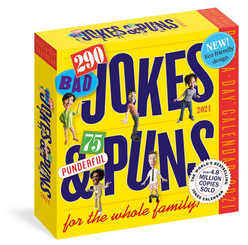 290 Bad Jokes + 75 Punderful Puns - 2021 Daily Desk Calendar, Page-A ...