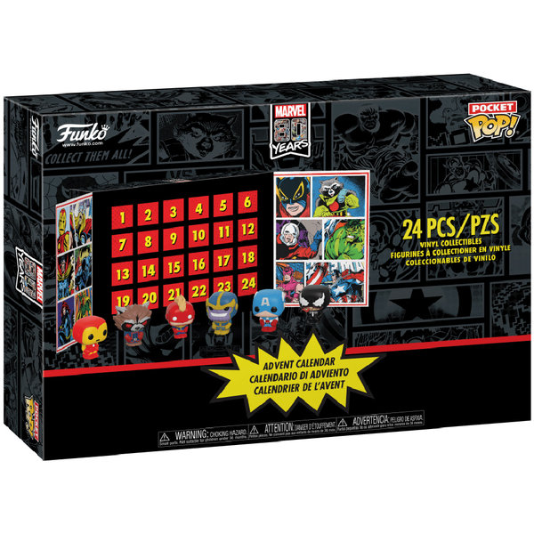 marvel pop head advent calendar