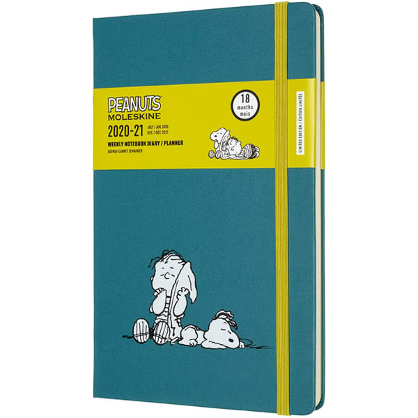 Moleskine : Peanuts - Large 2020-21 Weekly Notebook Diary / Planner, 18  months, Blanket, Hardcover by Moleskine, 8056420851441