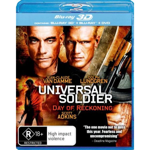 Universal Soldier 4, Day of Reckoning (3D Blu-ray/Blu-ray/DVD) (2 Discs ...