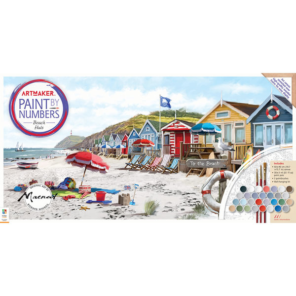 Paint by Numbers Beach Scene