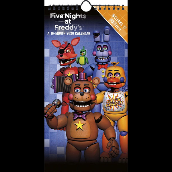 Five Nights At Freddys - Calendari da muro 2020