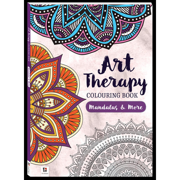 Art Therapy Colouring Book: Mandalas & More, Art-Therapy by Hinkler ...