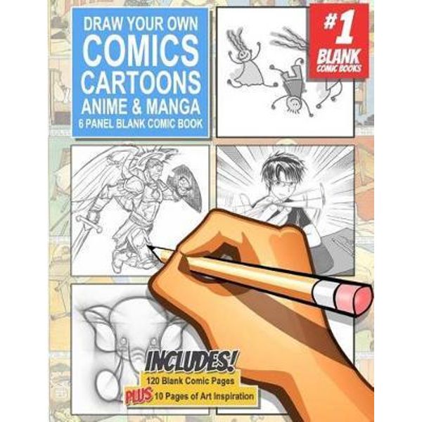 Comic Nero Anime Art Supplies For Teens: Create Your Own Comics with A  Creative Blank Comic Book - 50 Unique Guided Templates to Fill-in