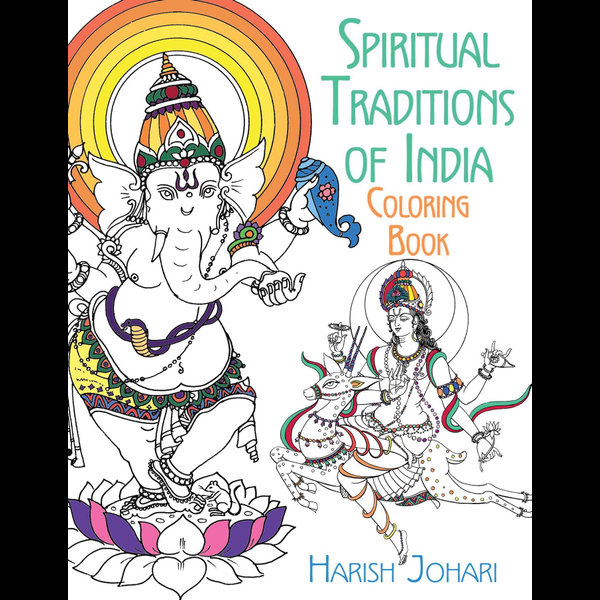 Download Spiritual Traditions Of India Coloring Book Adult Colouring Book By Harish Johari 9781620556290 Booktopia