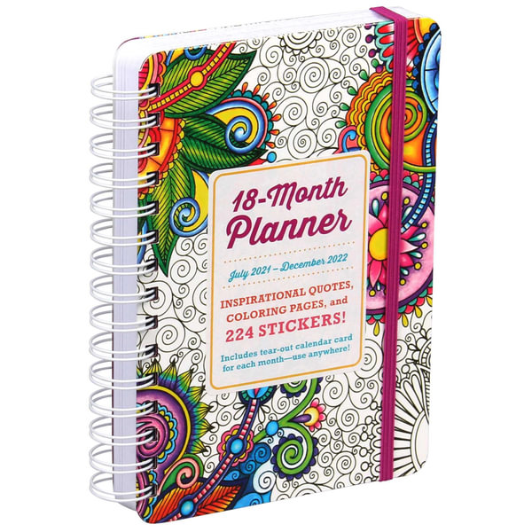 2024 Coloring Planner  Book by Editors of Thunder Bay Press