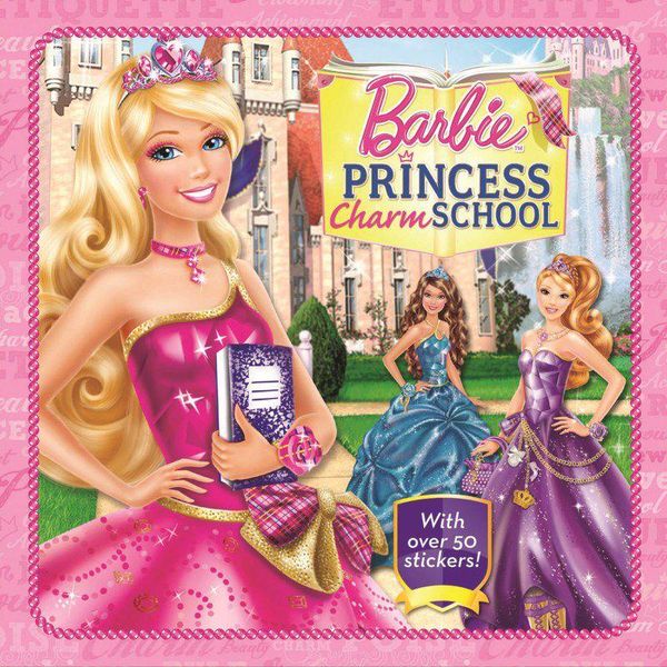 barbie princess charm school story book