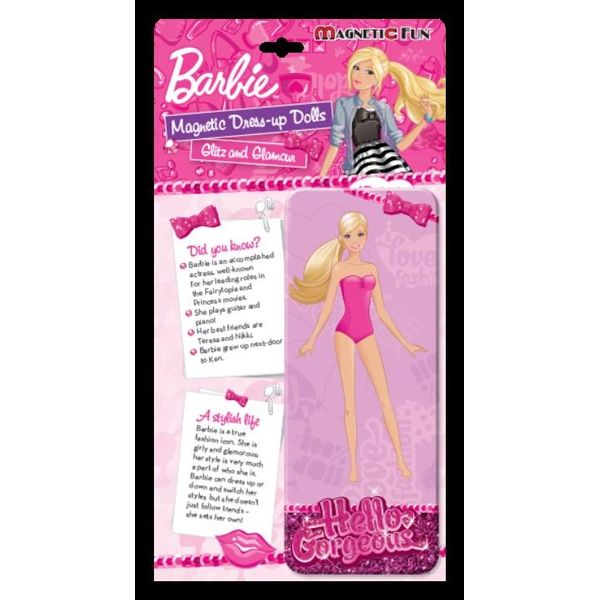 barbie magnetic dress up