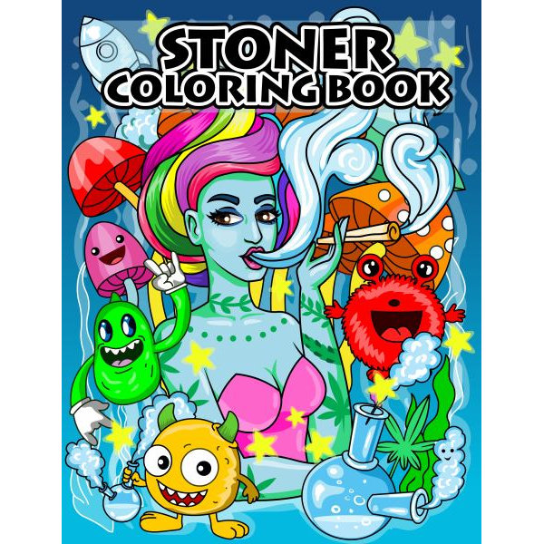 Stoner Coloring Book for Adults: Stoner's Psychedelic Coloring Book for  Relaxation and Stress Relief: Tasha Tokes: 9781953884398: : Books