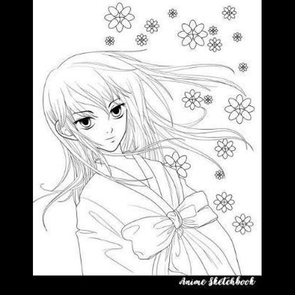  Hen Suki: 100 Blank Pages with Size (6x9) Anime Sketchbook  for Drawing Sketching and Notes