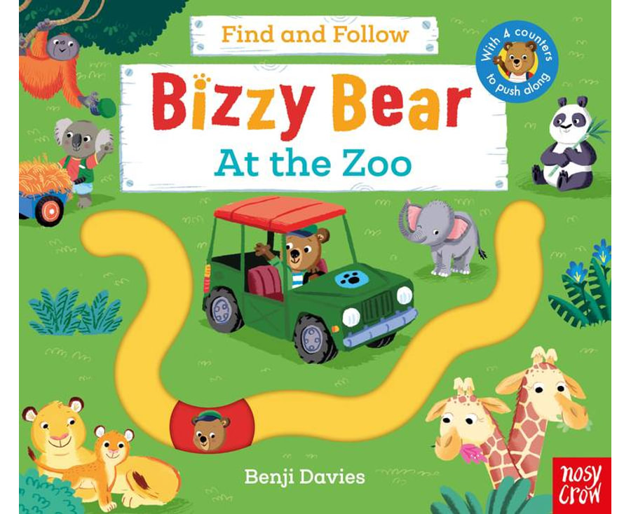 Bizzy Bear: Find and Follow At the Zoo