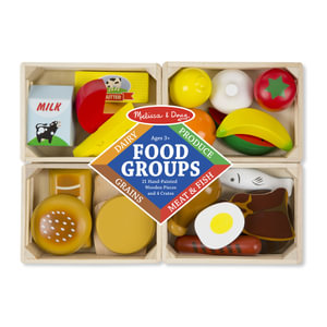 Food Groups - Wooden Play Food - Melissa & Doug