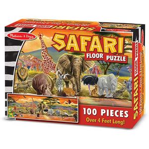 Safari Floor Puzzle  : 100-Piece Floor Puzzle (Over 4 Feet Long!) - Melissa & Doug