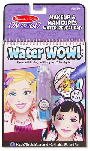 Water Wow! - Makeup & Manicures : Activity Books - On the Go - Melissa & Doug