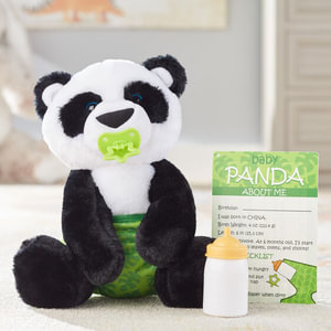 Baby Panda Stuffed Animal : 11-Inch Soft Toy - Melissa & Doug