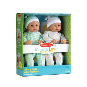 Mine to Love Dolls - Sebastian & Sofia Twins (Hispanic) - Melissa & Doug