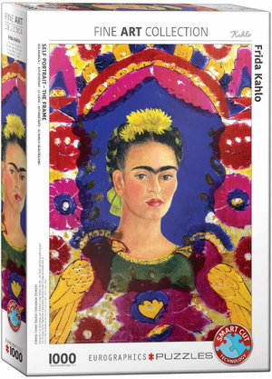 Self Portrait, the Frame by Frida Kahlo - Puzzle : 1000-Piece Jigsaw Puzzle - Eurographics