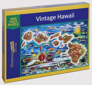 Vintage Hawaii Map - Puzzle : 1000-Piece Jigsaw Puzzle - John F. Hennessy