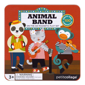 Animal Band On-The-Go Magnetic Play Set - Petit Collage