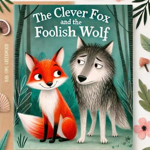 The Clever Fox and the Foolish Wolf : A Tale of Wit and Lessons Learned - Dan Owl Greenwood