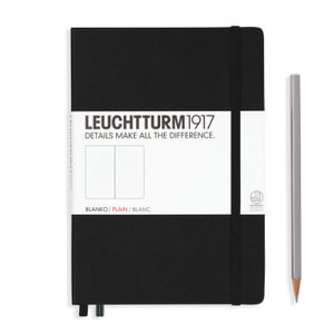 Notebook Medium A5 Hardcover Plain - Black  : Leuchtturm1917 - Leuchtturm1917