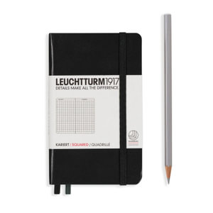 Leuchtturm1917 Notebook Pocket A6 Hardcover Squared - Black : Leuchtturm1917 - Leuchtturm1917