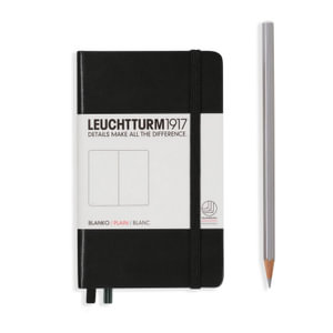 Notebook Pocket A6 Hardcover Plain - Black  : Leuchtturm1917 - Leuchtturm1917