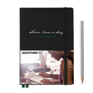 Leuchtturm1917 Some Lines A Day - 5 Year Memory Book Medium Hardcover A5 - Black : Leuchtturm1917 - Leuchtturm1917