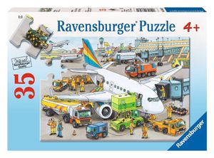 Busy Airport - Kids Puzzle : 35-Piece Jigsaw Puzzle - Ravensburger Puzzles