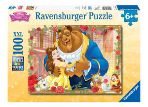 Disney Princess Belle & Beast - Kids Puzzle : 100-Piece Jigsaw Puzzle - Ravensburger