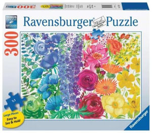 Floral Rainbow - Large Format Puzzle : 300-Piece Jigsaw Puzzle  - Ravensburger