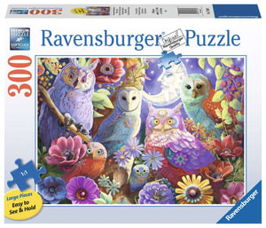 Night Owl Hoot - Large Format Puzzle : 300-Piece Jigsaw Puzzle - Ravensburger