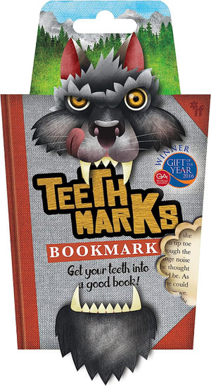 Teeth Marks Bookmarks Wolf : Get your teeth into a good book! - If USA