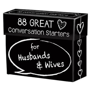 88 Great Conversation Starters for Husbands & Wives - Christian Art Gifts