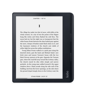 Kobo Sage eReader : 8 HD Glare Free Touchscreen | Waterproof | Adjustable Brightness and Colour Temperature | Blue Light Reduction | Bluetooth | WiFi | 32GB of Storage | Carta E Ink Technology - Kobo