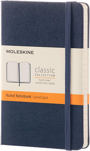  Moleskine Classic : Pocket Notebook, Ruled, Sapphire Blue : Hardcover -  Moleskine