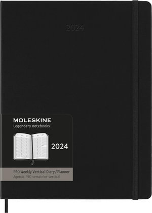 Classic Planner 2023-2024 Large Weekly, hard cover, 18 months Black