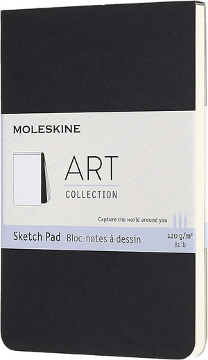 Moleskine Art : Pocket Sketch Pad, Black : Soft Cover - Moleskine