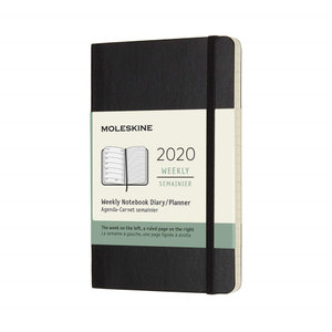 Moleskine 2020 Black Pocket Softcover Weekly Planner - Moleskine