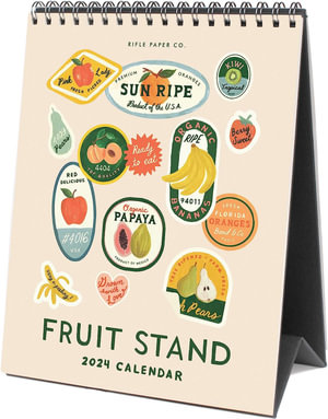 Fruit Stand - 2024 Desk Calendar - Rifle Paper Co