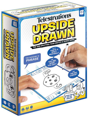 Telestrations: Upside Drawn - Party Game : The Side-Splitting Team Sketch & Guess Game! - Crown & Andrews