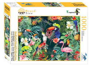 Tropical - Puzzle for Adults : 1000-Piece Jigsaw Puzzle - Brain Tree Games