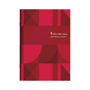 Collins Colplan Planner - 2021 Calendar Year Diary - A4 - Geo Red : Calendar Year Diary - Product Code - 51.C15-21 - Collins Debden