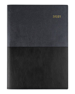 Collins Vanessa - 2021 Calendar Year Diary - A4 Week to View - Black : Calendar Year Diary - Product Code - 345.V99-21 - Collins Debden