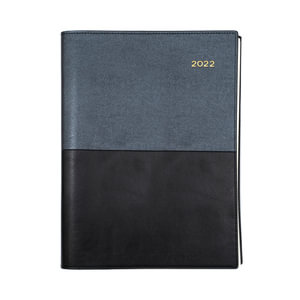 Collins Vanessa - 2022  Calendar Year Diary - A4 Week to View - Black : Calendar Year Diary - Product Code - 345.V99-22 - Collins Debden