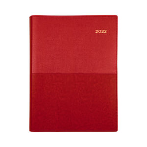 Collins Vanessa - 2022  Calendar Year Diary - A5 Month to View - Red : Calendar Year Diary - Product Code - 585.V15-22 - Collins Debden