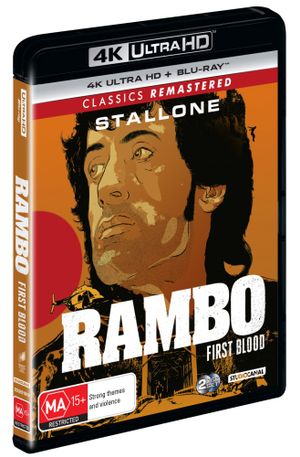 Rambo : First Blood (4K UHD/Blu-ray) : Classics Remastered - Sylvester Stallone